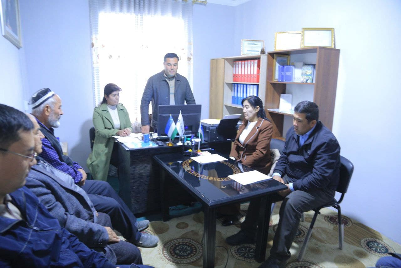 Mahalla yettiligi vakillari bilan uchrashuv
