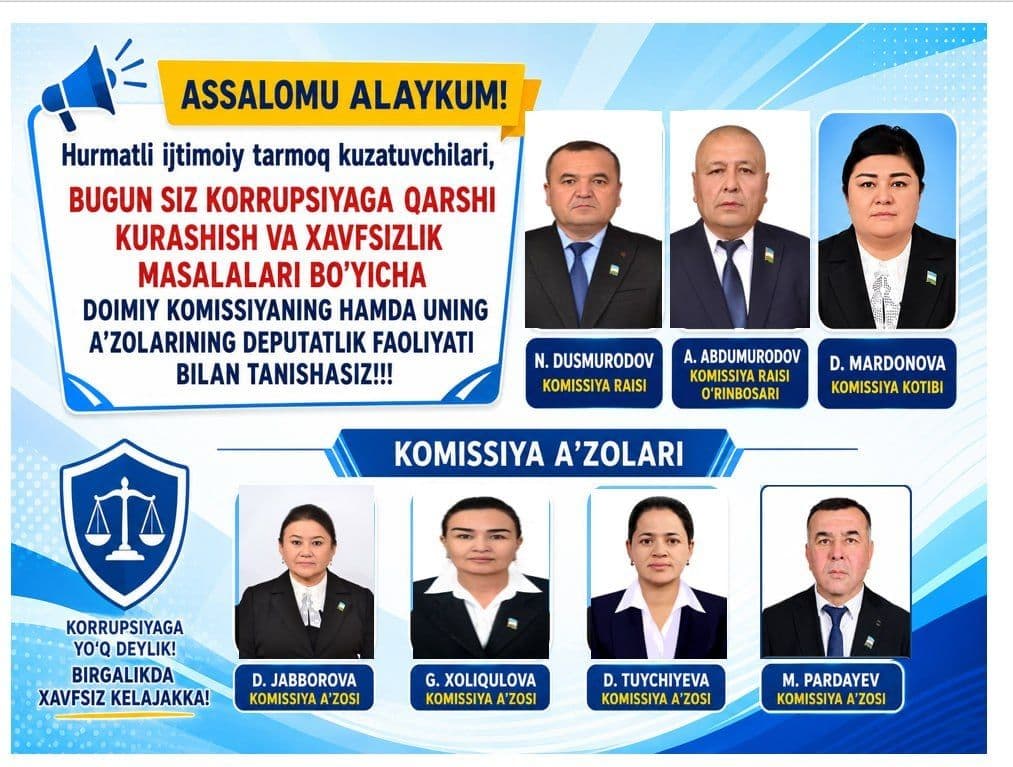 Rasmiy sahifalarimiz! ✔️