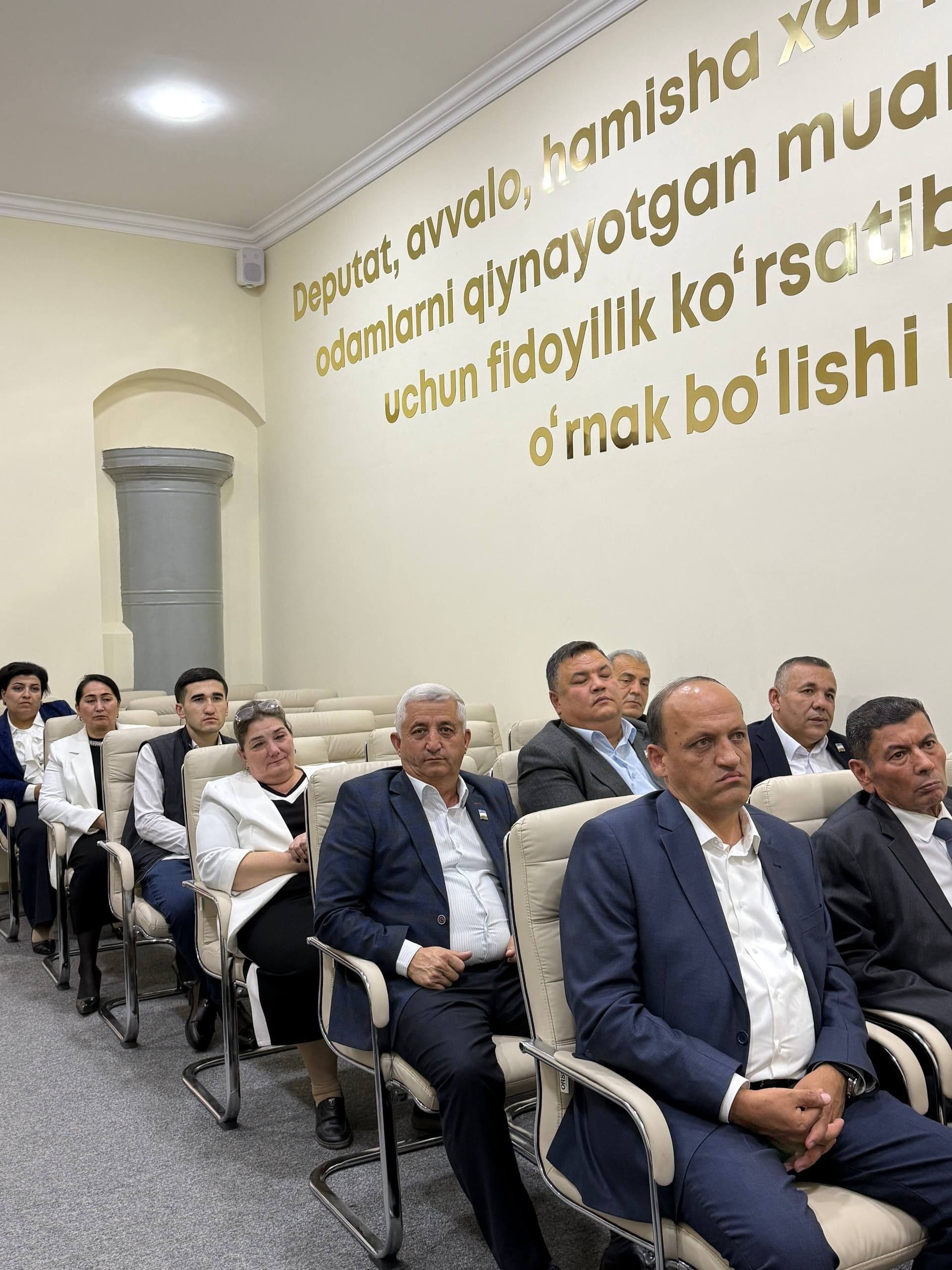 DEPUTATLIK FAOLIYATINI TAKOMILLASHTIRISH VA SAMARADORLIGINI OSHIRISH MASALALARI