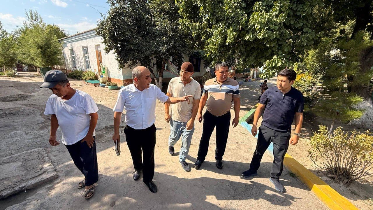 SOYBUYI KO‘CHASIDA O‘RGANISH ISHLARI OLIB BORILDI