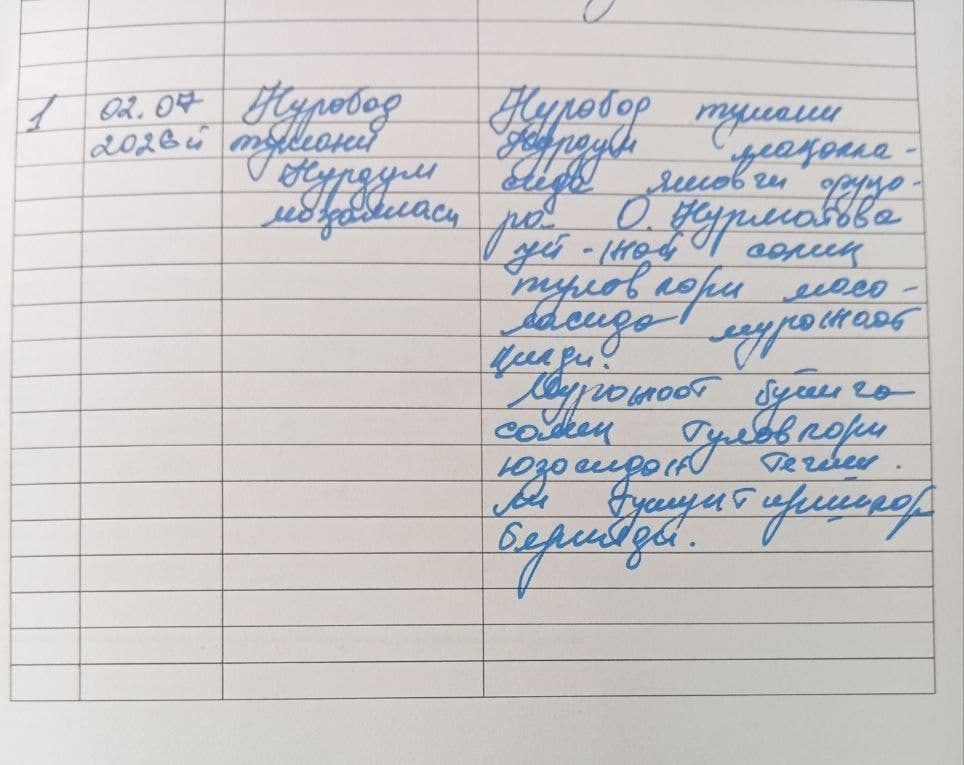 XALQ DEPUTATLARI NUROBOD TUMANI KENGASHI DEPUTATI FUQARONING MUROJAATINI O‘RGANDI